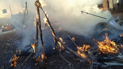 وفاة أربعة أطفال سوريين في حريق بإحدى مزارع الأردن