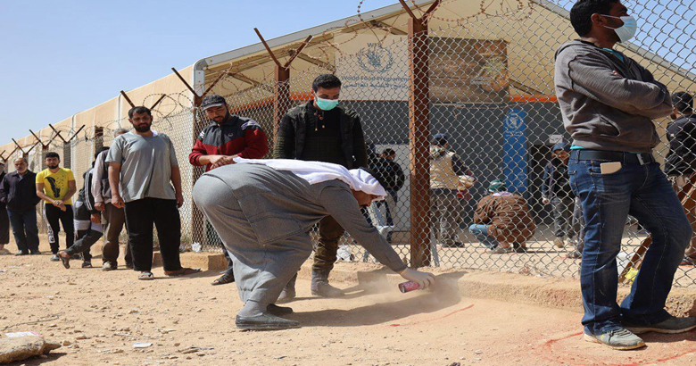الأردن: تسجيل 3 إصابات بكورونا في مخيم الزعتري للاجئين السوريين